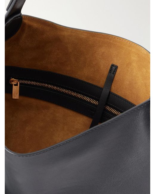 Nili Lotan Black Jagger Leather Shoulder Bag