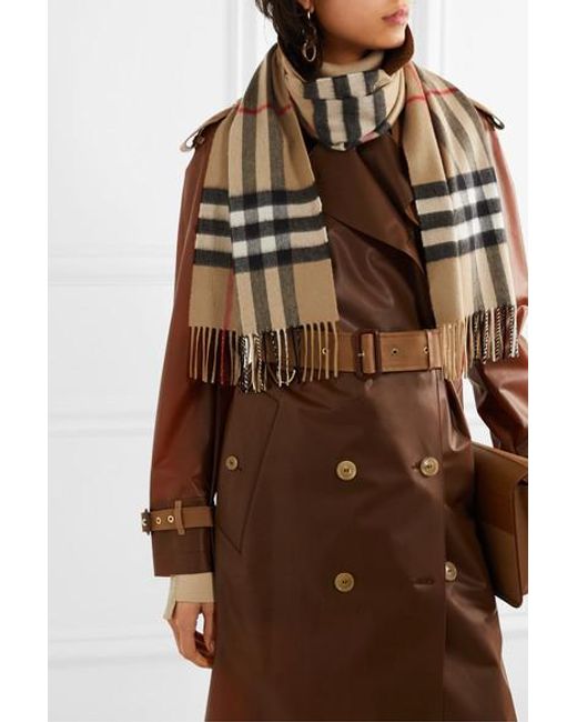 mega check burberry scarf