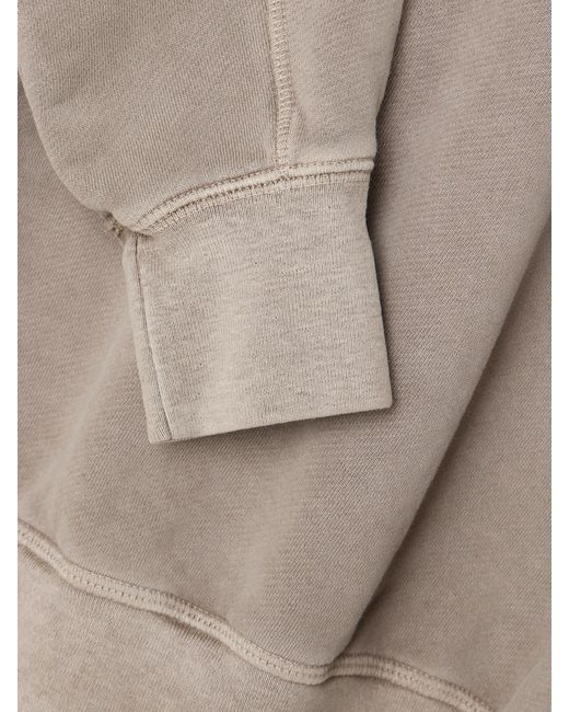 SLVRLAKE Denim Natural Cinch Cotton-Jersey Hoodie