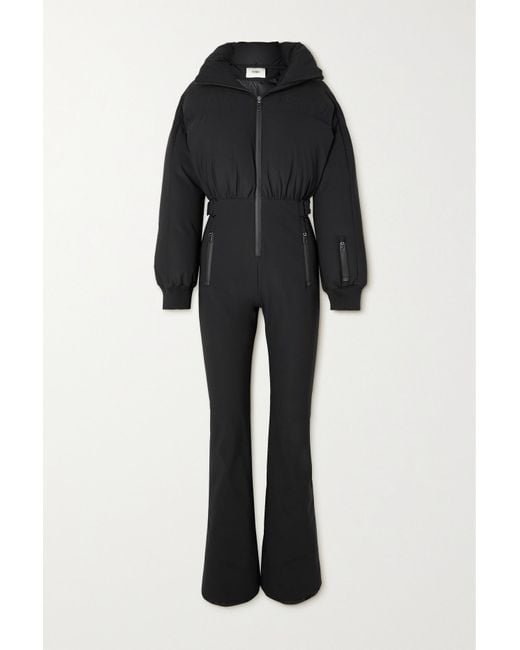 Fendi Padded Down Stretch-shell Ski Suit in Black | Lyst UK