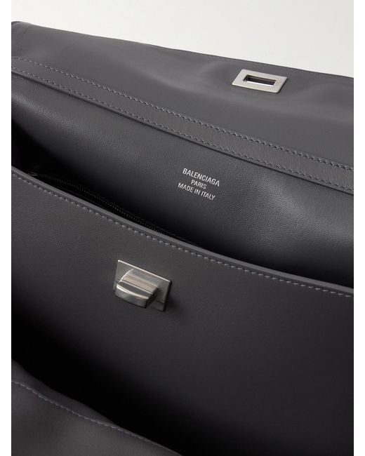 Balenciaga Black Rodeo Medium Leather Shoulder Bag