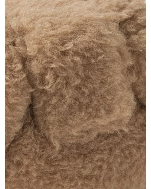 Gabriela Hearst Natural Soft Demi Clutch Aus Einer Mischung Aus Wolle, Seide Und Kaschmir