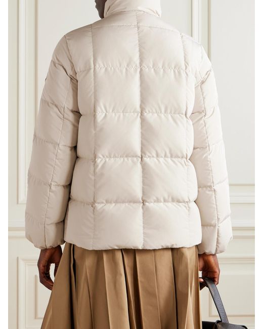 Moncler Natural Cochevinne Daunenjacke Aus Gestepptem Shell