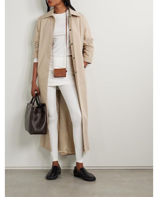 The Park White Joy Layered Stretch-Tencel Lyocell Jersey Leggings