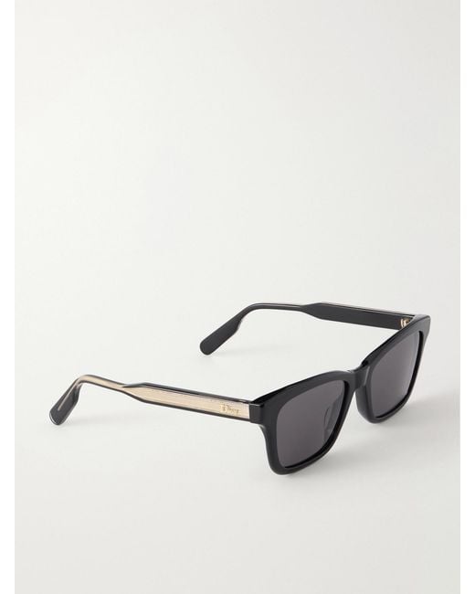 Dior Black Dior Ribbon S2I Square-Frame Acetate Sunglasses
