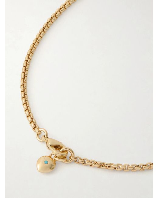 Roxanne Assoulin Natural The Itsy Bitsy Initial-Tone Sapphire Necklace
