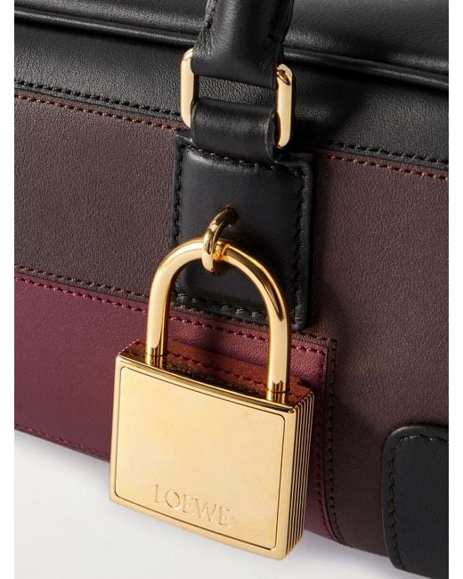 Loewe Multicolor Josef Albers Amazona 23 Schultertasche Aus Leder