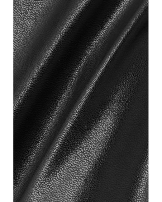 Pantalon Droit En Cuir Synthétique Brina Isabel Marant en coloris Black