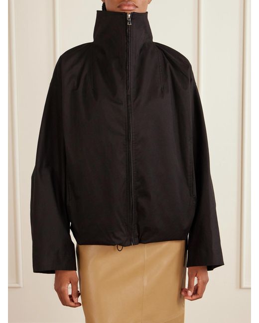 Nour Hammour Black François Cotton-Blend Canvas Jacket
