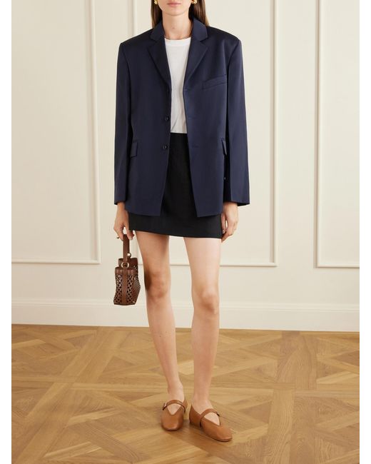 RÙADH Blue The Stewart Wool Blazer