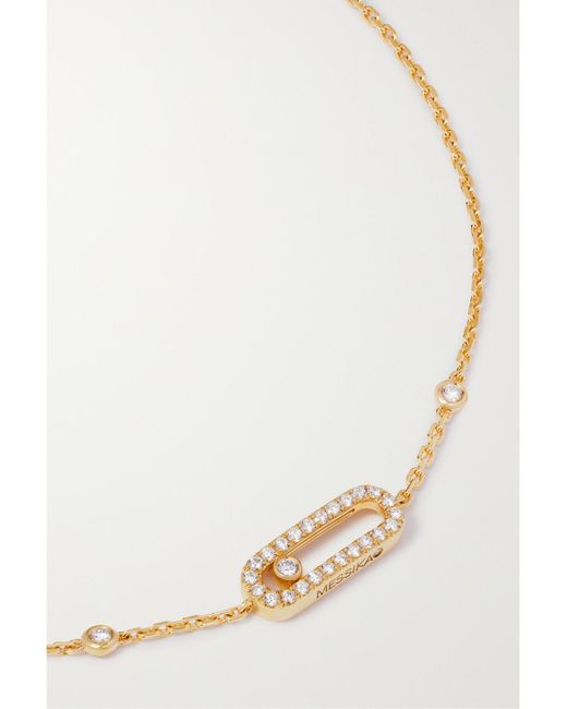 Messika White Move Uno 18-Karat Diamond Bracelet