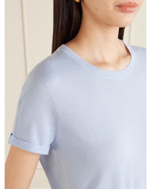 arch4 Blue Cashmere T-Shirt
