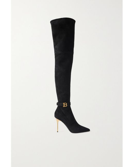 balmain campbell over the knee boot