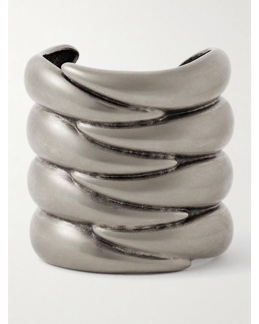 Khaite Gray Cyclone-Tone Cuff