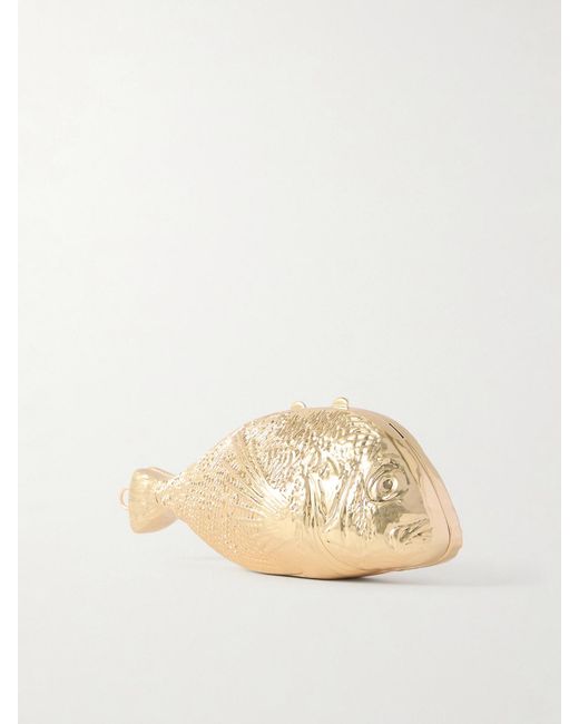 Jonathan Simkhai Natural Splash-Tone Clutch