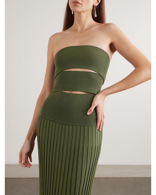 jacquard knit dress Madam Joconde Geometric Pattern Jacquard Knit Dress main image 1