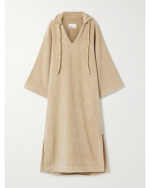 Lisa Marie Fernandez Natural Cotton-Terry Coverup