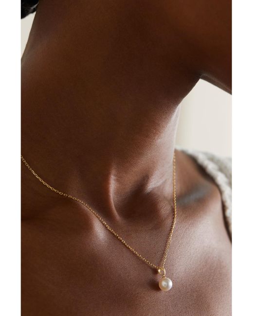 Mikimoto Natural 18-Karat Pearl Necklace