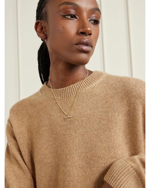 Lucy Delius Natural Baby T-Bar 14-Karat Diamond Necklace