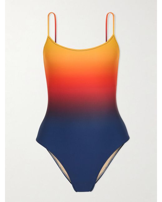 Lido Red Trentasei Dégradé Swimsuit