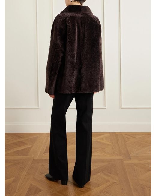 Arma Black Isabella Reversible Shearling Jacket