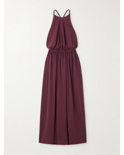 Eres Purple Ines Jersey Midi Dress