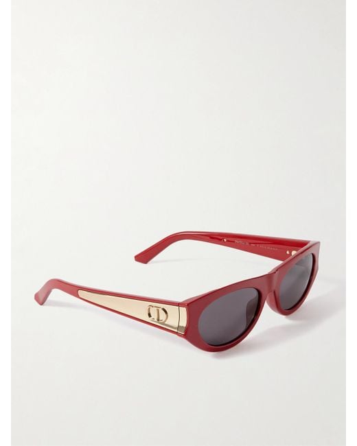 Dior Red Diorglow B2I Acetate Sunglasses