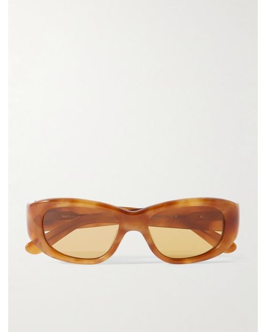 THISTLES Multicolor The Al Square-Frame Acetate Sunglasses