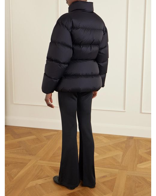 Balenciaga Blue Padded Quilted Ripstop Down Jacket