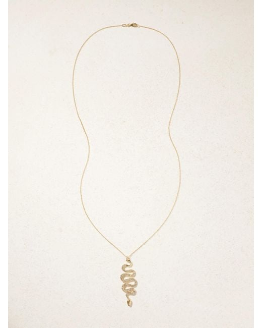 Ileana Makri Natural Mamba 18-Karat Diamond Necklace