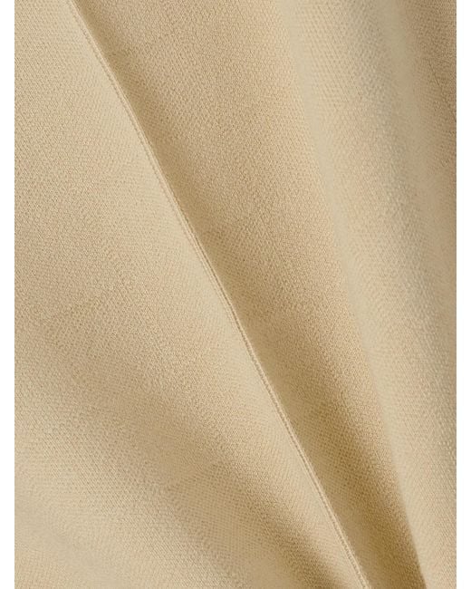 High Sport Natural Julep Stretch-Cotton Straight-Leg Pants