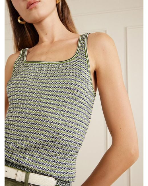 Veronica Beard Gray Sandra Knitted Tank