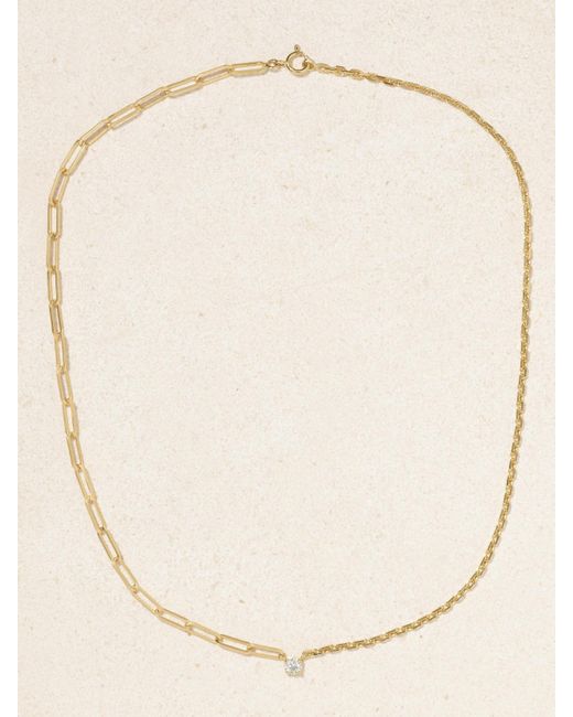 Yvonne Léon Natural 18-Karat Diamond Necklace