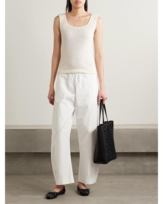 Khaite Natural Wil Cotton Tank