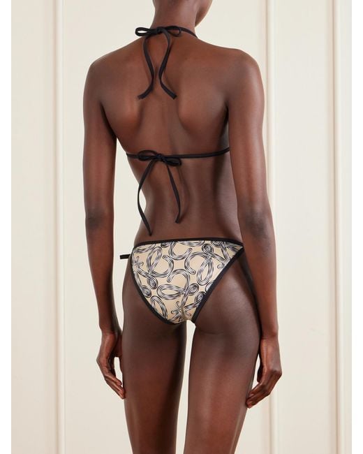 Loewe Natural Paula's Ibiza Printed Bikini Top
