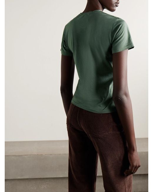 T-Shirt En Jersey De Coton Supima His Twp en coloris Green