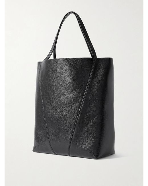 Chloé Black Spin Tote Aus Strukturiertem Leder Mit Verzierungen