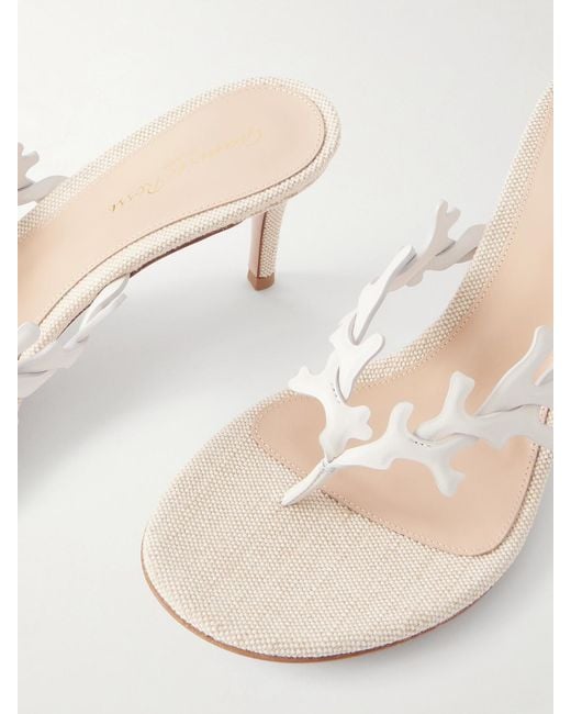 Gianvito Rossi Natural 70 Leather Sandals