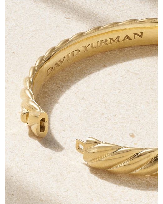 David Yurman Natural Sculpted Cable 18-Karat Bracelet