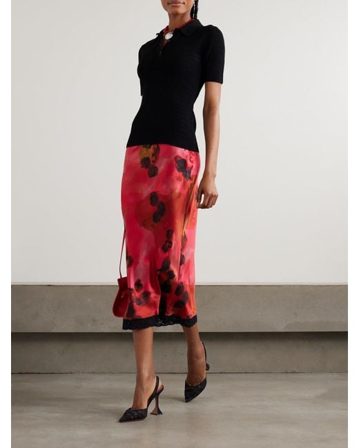 VICTORIA BECKHAM Women Mid Skirts 1125WDR005195B1991 red VICTORIA BECKHAM Women Mid Skirts 1125WDR005195B1991 red