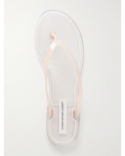 Christopher Esber Natural Jo Pvc Flip Flops