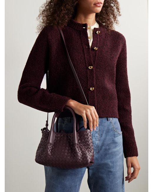 Bottega Veneta Brown Pinacoteca Small Intrecciato Leather Tote