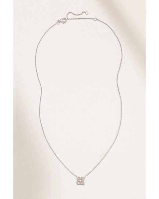 De Beers London Natural Lotus By De Beers 18-Karat Diamond Necklace