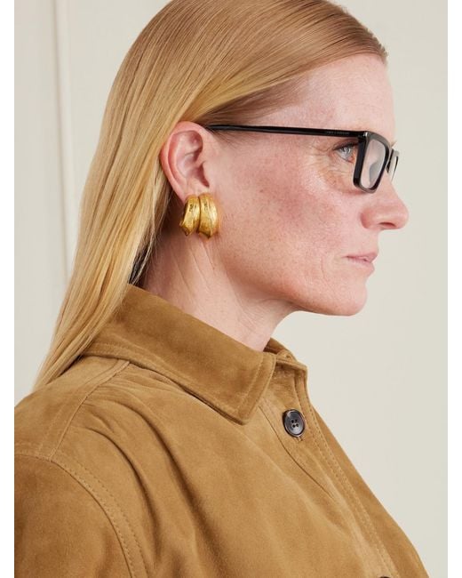 Saint Laurent Black Rectangular-Frame Glasses