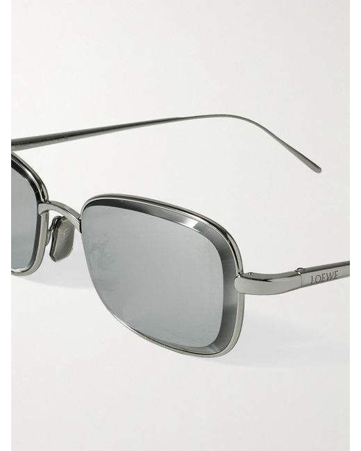 Loewe Gray Square-Frame-Tone Sunglasses
