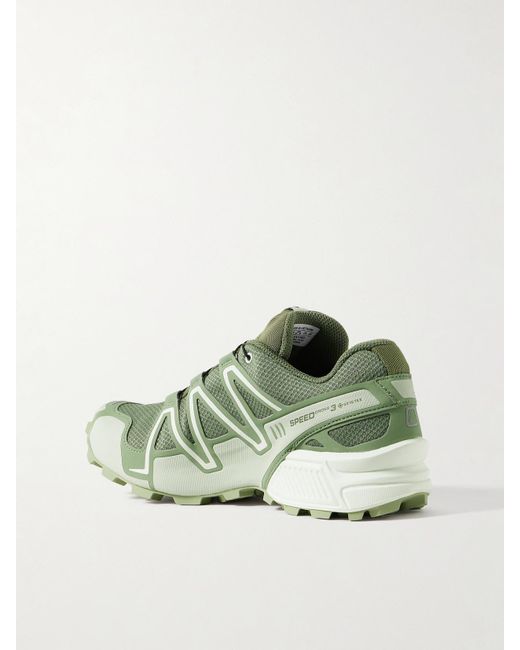 Salomon Green Speedcross 3 Sneakers Aus Mesh Mit Gummibesätzen