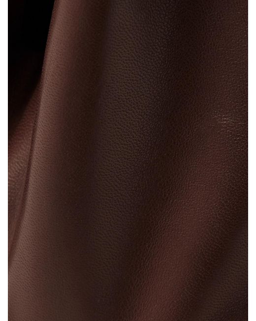 The Row Brown Bindle Kleine Schultertasche Aus Leder