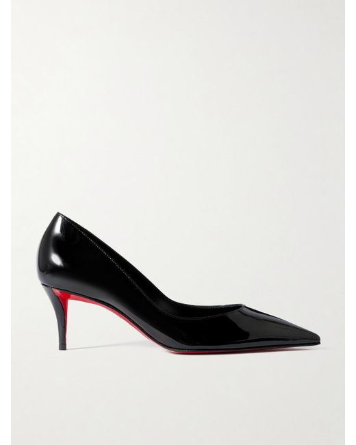 Christian Louboutin Black Miss Z 60 Pumps Aus Lackleder