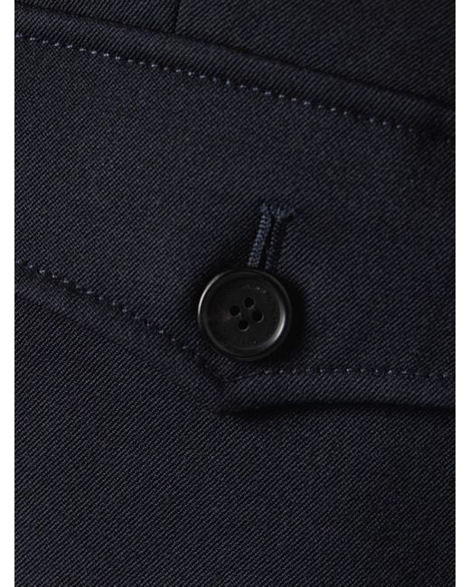 Nili Lotan Blue Jamison Wool-Twill Jacket