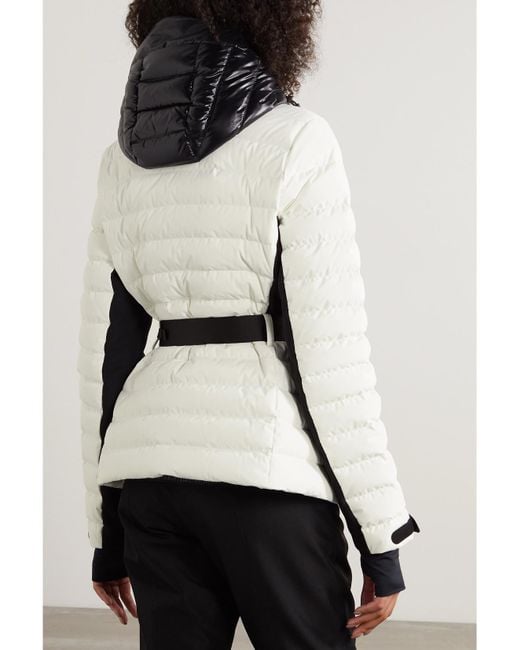 Moncler White Bruche - Short Down Jacket